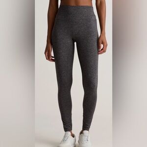 Quince Ultra-Soft High-Rise Legging in Heather Charcoal, Medium